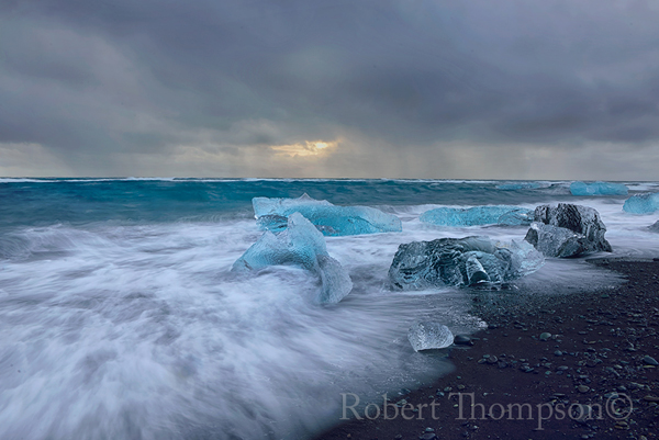 Icebergs Jökulsárlón Glacier Lagoon Iceland